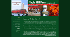 Desktop Screenshot of maplehillfarms.biz