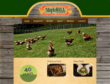 Tablet Screenshot of maplehillfarms.ca